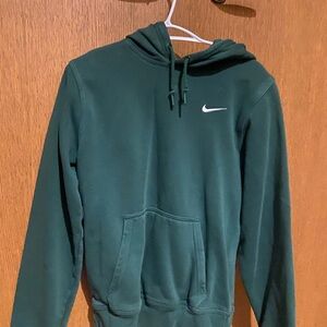 Nike Men's Dark Green Pullover Hoodie